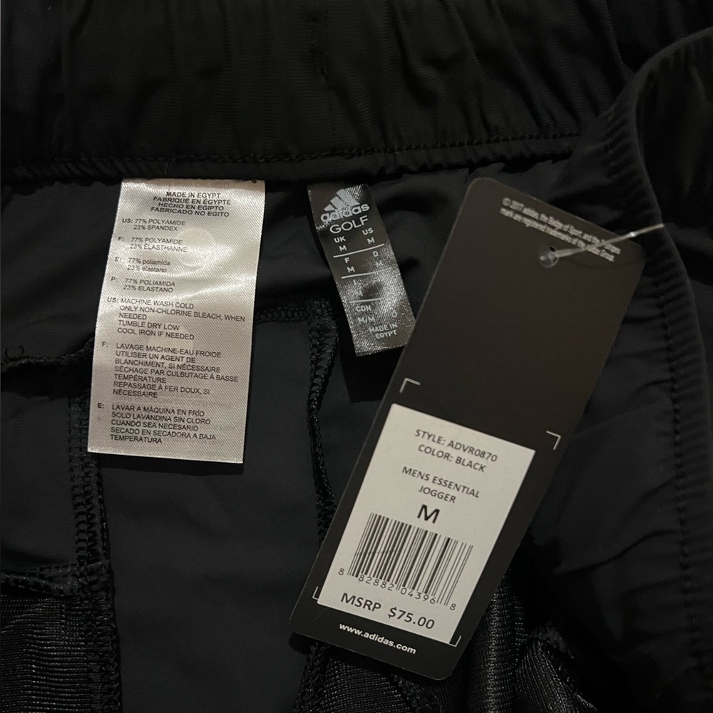 NEW Adidas Essential Golf Joggers Pants Men's Sizes - Picture 4 of 6